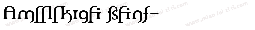 Amerika Sans字体转换